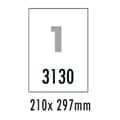 [폼텍] 분류표기용라벨 LQ-3130(20매1칸210x297mm)