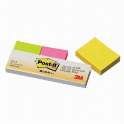 Post-it 653-3 형광 (3Pad)