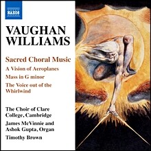 Timothy Brown 본 윌리엄스: 미사 G단조 외 종교합창곡들 (Ralph Vaughan Williams: Sacred Choral Music)