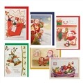 FS204 Set(6종) 크리스마스카드,트리카드,산타카드,성탄절,미니카드,루돌프,카드