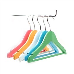 컬러풀 아동용 옷걸이 10pcs