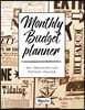 My Home Budget Planner: Monthy Bill Organizer & Expense Tracker Book, Vintage Newspaper Tough Matte Cover Design