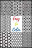 Easy to Color: 60 Beautiful Black & White Patterns to Color in & Relax Your Mind