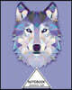 Notebook Journal Dot-Grid, Graph, Lined: Fox Geometric: Pocket Notebook Journal Diary, 120 pages, 8" x 10" (Blank Notebook Journal)