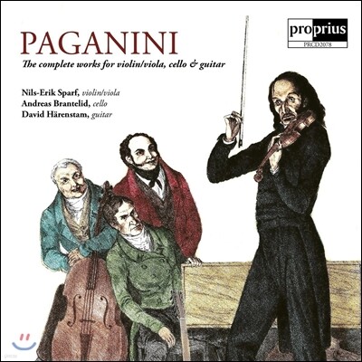 Nils-Erik Sparf 파가니니: 바이올린과 비올라, 첼로와 기타를 위한 작품집 (Paganini: Complete Works For Violin/Viola, Cello & Guitar) 닐스-에릭 슈파르프