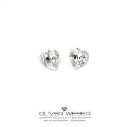 [스와로브스키 크리스탈 올리버베버] Earring Heart Crystal 3037 001