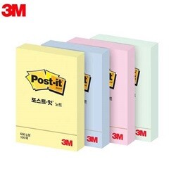 [알앤비]3M 포스트잇 일반형 656 /견출지/접착메모지/사무용품