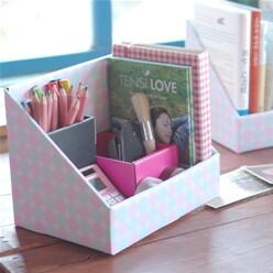 데스크 정리에 효과적인 JK Desk Box 2개세트 (2가지디자인)