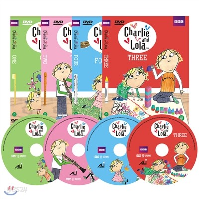 DVD 찰리와 롤라 1집 4종세트 Charlie and Lola