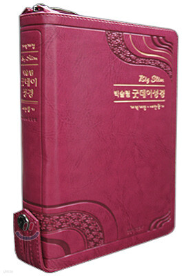 개역개정 빅슬림 굿데이성경 새찬송가(중,합본,색인,가죽,지퍼)(14.2*20.4)(체리)