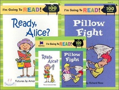 [I&#39;m Going to READ!] Level 2 : Ready, Alice? / Pillow Fight (Book &amp; CD)