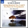 Aviv Quartet 슐호프: 현악사중주 1, 2번, 5개의 소품들 (Schulhoff: String Quartets Nos. 1, 2, Five Pieces for String Quartet)
