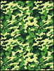 Camo Notebook: Dark Forest Camouflage, 144 Pages