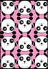 Panda Notebook: Pretty Notebook for Women, Teens, Girls: Blank Lined Notebook