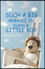 Such A Big Miracle In Such A Little Boy - Baby Log Book: Baby's Daily Log