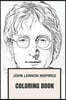 John Lennon Inspired Coloring Book: Beatles and Sixties Pop Culture Inspired Adult Coloring Book