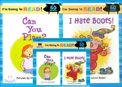 [I&#39;m Going to READ!] Level 1 : Can You Play? / I Hate Boots! (Book &amp; CD)