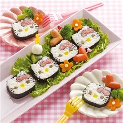 헬로키티 얼굴모양 김밥틀세트