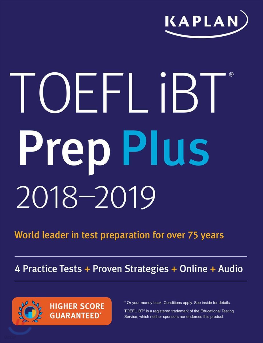 Kaplan TOEFL IBT Prep Plus 2018-2019