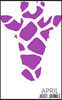 Jacked Journals: Giraffe Print - April Limited Edition 2017 (Journal/Notebook/Diary) (Purple)