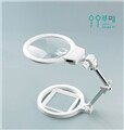 Coms LED 스탠드 접이식 확대경 BE021