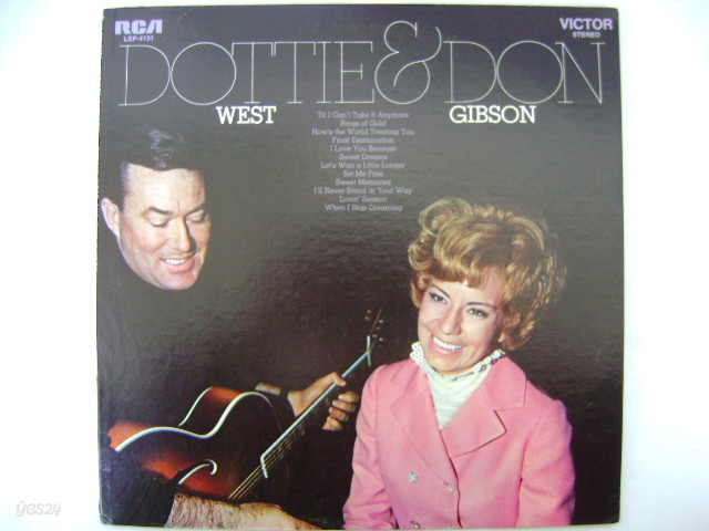 LP(수입) 도티 웨스트 &amp; 돈 깁슨 Dottie West &amp; Don Gibson : Dottie and Don 