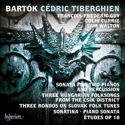 Cedric Tiberghien 바르톡: 2대의 피아노와 타악기를 위한 소나타 외 (Bartok: Sonata for Two Pianos & Percussion, Hungarian Folksongs) 세드릭 티베르기엥
