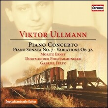 Moritz Ernst 빅토르 울만: 피아노 협주곡, 피아노 소나타 7번, 변주곡과 이중 푸가 (Viktor Ullmann: Piano Concerto, Piano Sonata, Variations Op.3a) 모리츠 에른스트