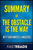 Summary of the Obstacle Is the Way