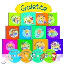 갈렛 Galette 시리즈 오디오북 16종 세트 (페이퍼백 12권 + 오디오CD 4장)