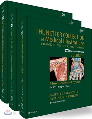 THE NETTER COLLECTION : 근육뼈대계통 3권 세트