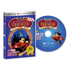 ★최신판!!!★업그레이드 된 베스트 정품 DVD / 고전 애니메이션 시리즈 판타지아 / 한국어, 영어, 일본더 더빙+자막 선택