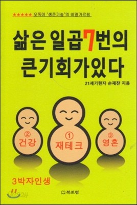 삶은 일곱7번의 큰기회가 있다