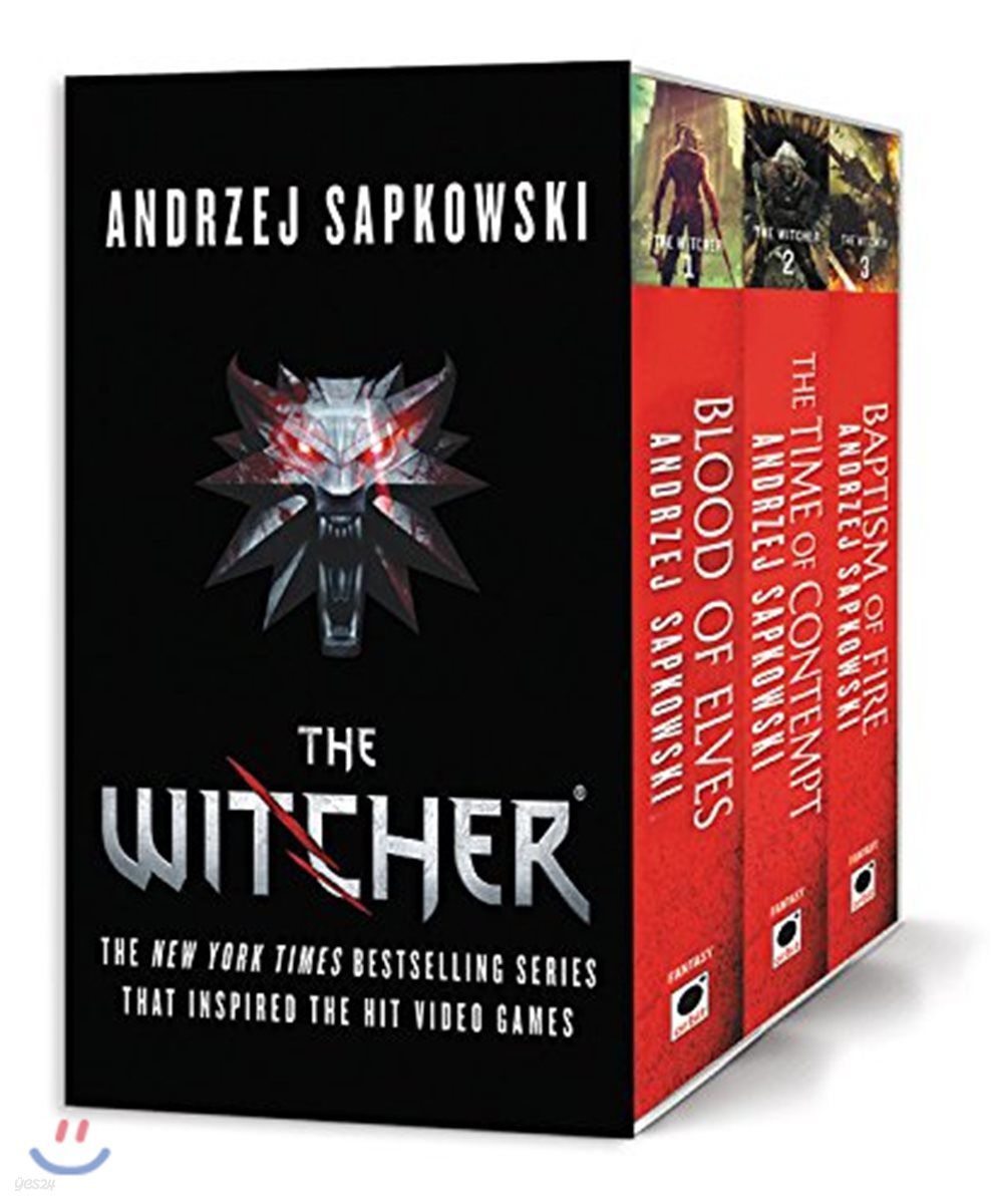 The Witcher Boxed Set: Blood of Elves, the Time of Contempt, Baptism of Fire 넷플릭스 위쳐 원작 소설