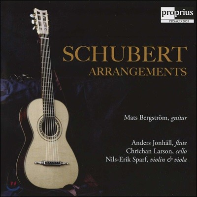 Mats Bergstrom 슈베르트: 아르페지오네 소나타 [기타 연주반] (Schubert: Arrangements)