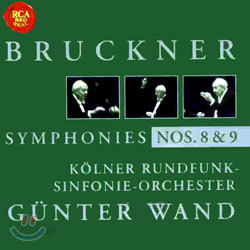 Bruckner : Symphony No.8 &amp; 9 : Gunter WandㆍKolner Rundfunk-Sinfonie-Orchester