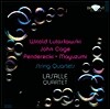 LaSalle Quartet 루토슬라브스키 / 펜데레츠키 / 존 케이지: 현악 사중주 (Witold Lutoslawski / John Cage / Krzysztof Penderecki / Toshiro Mayuzumi: String Quartets)