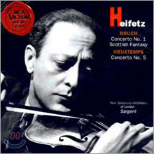 Jascha Heifetz 브루흐 / 비외탕: 바이올린 협주곡 - 야사 하이페츠 (Bruch: Violin Concerto No.1 / Vieuxtemps: Concerto No. 5)