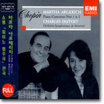 쇼팽 : 피아노 협주곡 1,2번 - 아르헤리치, 뒤트와