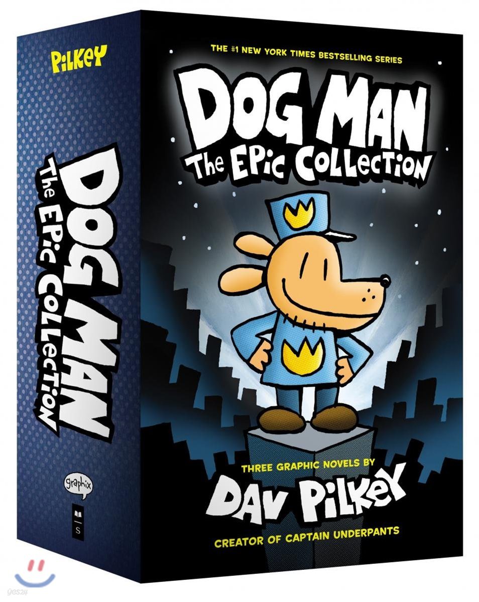 Dog Man: The Epic Collection: From the Creator of Captain Underpants (Dog Man #1-3 Box Set)