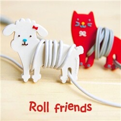 모노폴리 / Roll friends [ 이어폰 와인더 / 이어폰 줄감개 ]