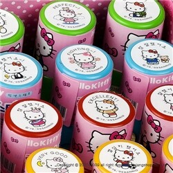 헬로키티 참잘했어요 칭찬 스탬프 12종 세트