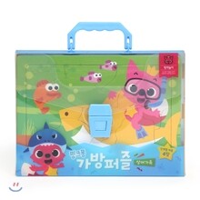 핑크퐁 가방퍼즐 상어가족