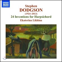 Ekaterina Likhina 스티븐 도지슨: 하프시코드를 위한 24개의 인벤션 (Stephen Dodgson: 24 Inventions For Harpsichord) 예카테리나 리키나