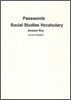 Passwords Social Studies Vocabulary Ancient Civilizations : Answer Key