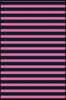Lizzie Timewarp Notebook (black and pink striped)