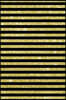 Lizzie Timewarp Notebook (gold and black striped)