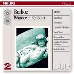 Berlioz : Beatrice Et Benedict : BakerㆍTearㆍEda-PierreㆍWattsㆍLSOㆍColin Davis