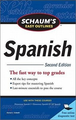 Schaum&#39;s Easy Outline of Spanish, Second Edition