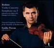 Emilio Percan 브람스: 바이올린 협주곡, 교향곡 3번 (Brahms: Violin Concerto & Symphony No.3) 에밀리오 페르칸, 바슈코르토스탄 국립 심포니 오케스트라